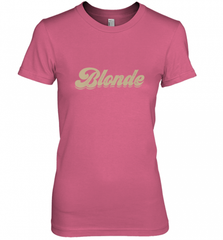 Blonde Hair Color Retro Babe Women's Premium T-Shirt Women's Premium T-Shirt - Nice-Tshirts4u