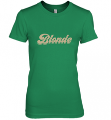 Blonde Hair Color Retro Babe Women's Premium T-Shirt Women's Premium T-Shirt - Nice-Tshirts4u