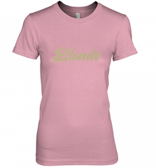Blonde Hair Color Retro Babe Women's Premium T-Shirt Women's Premium T-Shirt - Nice-Tshirts4u