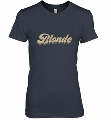 Blonde Hair Color Retro Babe Women's Premium T-Shirt Women's Premium T-Shirt - Nice-Tshirts4u