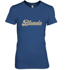 Blonde Hair Color Retro Babe Women's Premium T-Shirt Women's Premium T-Shirt - Nice-Tshirts4u