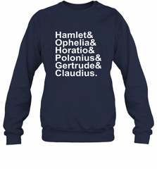 Funny Shakespeare Hamlet Ophelia Literary Gift Crewneck Sweatshirt Crewneck Sweatshirt - Nice-Tshirts4u