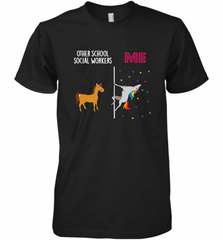 School Social Worker Unicorn Others You Men's Premium T-Shirt Men's Premium T-Shirt - Nice-Tshirts4u