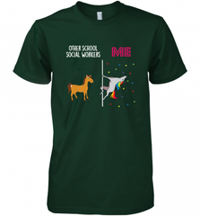 School Social Worker Unicorn Others You Men's Premium T-Shirt Men's Premium T-Shirt - Nice-Tshirts4u