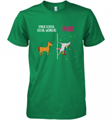 School Social Worker Unicorn Others You Men's Premium T-Shirt Men's Premium T-Shirt - Nice-Tshirts4u