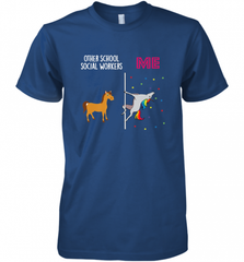 School Social Worker Unicorn Others You Men's Premium T-Shirt Men's Premium T-Shirt - Nice-Tshirts4u