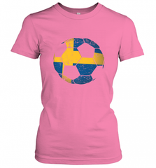 Sweden Soccer Ball Flag Jersey Shirt  Swedish Football Gift Women's T-Shirt Women's T-Shirt - Nice-Tshirts4u