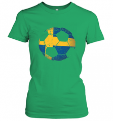 Sweden Soccer Ball Flag Jersey Shirt  Swedish Football Gift Women's T-Shirt Women's T-Shirt - Nice-Tshirts4u