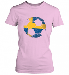 Sweden Soccer Ball Flag Jersey Shirt  Swedish Football Gift Women's T-Shirt Women's T-Shirt - Nice-Tshirts4u