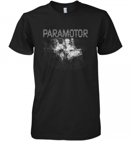 Paramotor Shirt PPG Powered Paraglider Men's Premium T-Shirt Men's Premium T-Shirt / Black / XS Men's Premium T-Shirt - Nice-Tshirts4u