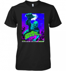 Vintage Water Lagoon Creature  Classic Horror Movie Tee Men's Premium T-Shirt Men's Premium T-Shirt - Nice-Tshirts4u