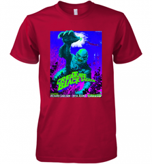 Vintage Water Lagoon Creature  Classic Horror Movie Tee Men's Premium T-Shirt Men's Premium T-Shirt - Nice-Tshirts4u
