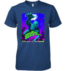 Vintage Water Lagoon Creature  Classic Horror Movie Tee Men's Premium T-Shirt Men's Premium T-Shirt - Nice-Tshirts4u