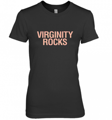 Virginity Pink Leopard print Rocks Cool Trendy Animal Print Women's Premium T-Shirt Women's Premium T-Shirt - Nice-Tshirts4u