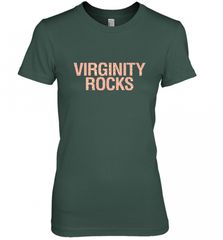 Virginity Pink Leopard print Rocks Cool Trendy Animal Print Women's Premium T-Shirt Women's Premium T-Shirt - Nice-Tshirts4u
