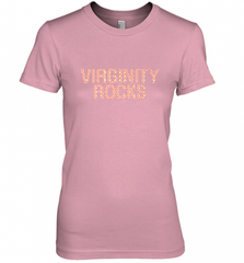 Virginity Pink Leopard print Rocks Cool Trendy Animal Print Women's Premium T-Shirt Women's Premium T-Shirt - Nice-Tshirts4u