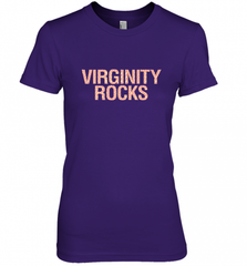 Virginity Pink Leopard print Rocks Cool Trendy Animal Print Women's Premium T-Shirt Women's Premium T-Shirt - Nice-Tshirts4u