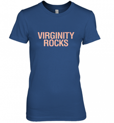Virginity Pink Leopard print Rocks Cool Trendy Animal Print Women's Premium T-Shirt Women's Premium T-Shirt - Nice-Tshirts4u