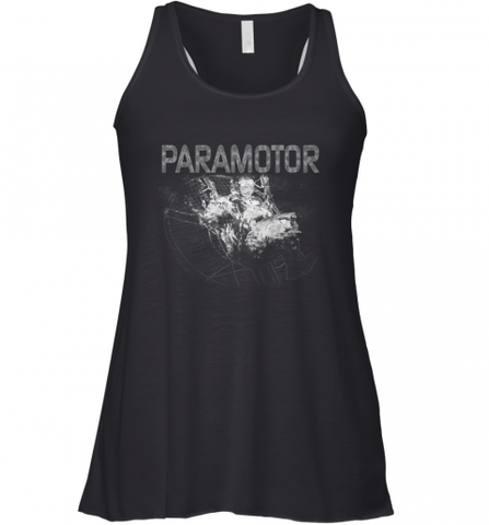 Paramotor Shirt PPG Powered Paraglider Women's Racerback Tank Women's Racerback Tank / Black / XS Women's Racerback Tank - Nice-Tshirts4u