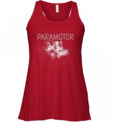 Paramotor Shirt PPG Powered Paraglider Women's Racerback Tank Women's Racerback Tank - Nice-Tshirts4u