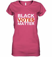 Black Votes Matter T Shirt Election Voters Rights BLM Pride Women's V-Neck T-Shirt Women's V-Neck T-Shirt - Nice-Tshirts4u
