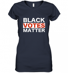 Black Votes Matter T Shirt Election Voters Rights BLM Pride Women's V-Neck T-Shirt Women's V-Neck T-Shirt - Nice-Tshirts4u
