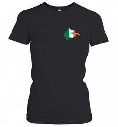 South Boston  Pocket Irish Flag Women's T-Shirt