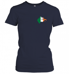 South Boston  Pocket Irish Flag Women's T-Shirt