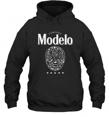 Modelo Lucha Libre Hooded Sweatshirt Hooded Sweatshirt / Black / S Hooded Sweatshirt - Nice-Tshirts4u