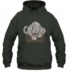 Wild Jaguar Leopard Cheetah Print Graphic Hooded Sweatshirt Hooded Sweatshirt - Nice-Tshirts4u