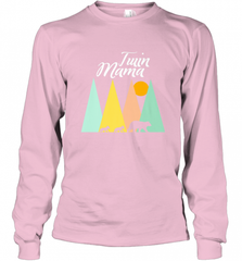 Twin Mom Mama Bear Shirt for Women Camping Bear and Cubs Long Sleeve T-Shirt Long Sleeve T-Shirt - Nice-Tshirts4u