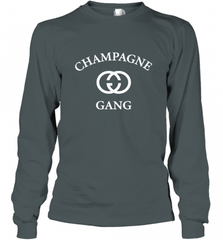 Womens Champagne Gang  Gift Mom, Womens, Girlfriend Funny Mother's Long Sleeve T-Shirt Long Sleeve T-Shirt - Nice-Tshirts4u