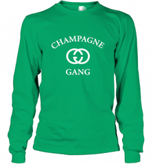 Womens Champagne Gang  Gift Mom, Womens, Girlfriend Funny Mother's Long Sleeve T-Shirt Long Sleeve T-Shirt - Nice-Tshirts4u