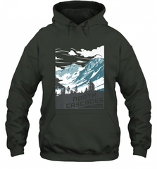 North Cascades National Park Washington Vintage Gift Hooded Sweatshirt Hooded Sweatshirt - Nice-Tshirts4u