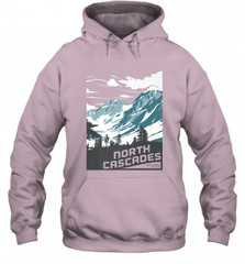 North Cascades National Park Washington Vintage Gift Hooded Sweatshirt Hooded Sweatshirt - Nice-Tshirts4u