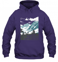 North Cascades National Park Washington Vintage Gift Hooded Sweatshirt Hooded Sweatshirt - Nice-Tshirts4u