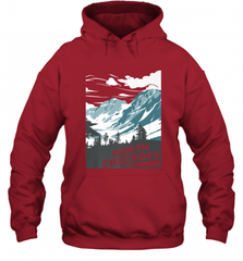 North Cascades National Park Washington Vintage Gift Hooded Sweatshirt Hooded Sweatshirt - Nice-Tshirts4u