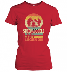Sheepadoodle Dog Myth Legend Women's T-Shirt Women's T-Shirt - Nice-Tshirts4u