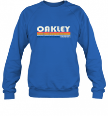 Vintage 70s 80s Style Oakley CA Crewneck Sweatshirt Crewneck Sweatshirt - Nice-Tshirts4u