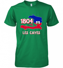 Nice Haitian Flag Day Shirt _ Les Cayes Haiti Map 1804 Men's Premium T-Shirt Men's Premium T-Shirt - Nice-Tshirts4u
