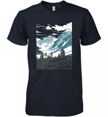 North Cascades National Park Washington Vintage Gift Men's Premium T-Shirt Men's Premium T-Shirt - Nice-Tshirts4u