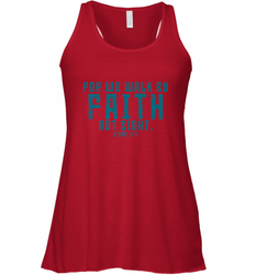 Christian Bible Verse Quote Jesus Christ 2 Corinthians 5_7 Women's Racerback Tank