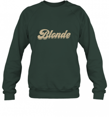 Blonde Hair Color Retro Babe Crewneck Sweatshirt Crewneck Sweatshirt - Nice-Tshirts4u