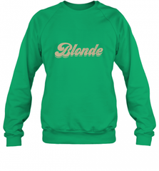 Blonde Hair Color Retro Babe Crewneck Sweatshirt Crewneck Sweatshirt - Nice-Tshirts4u