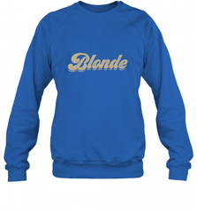 Blonde Hair Color Retro Babe Crewneck Sweatshirt Crewneck Sweatshirt - Nice-Tshirts4u