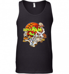 Kids Space Jam Group Shot Basketball Logo Men's Tank Top Men's Tank Top - Nice-Tshirts4u