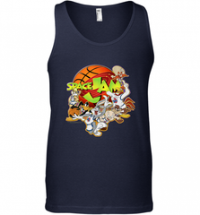Kids Space Jam Group Shot Basketball Logo Men's Tank Top Men's Tank Top - Nice-Tshirts4u