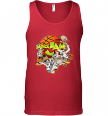 Kids Space Jam Group Shot Basketball Logo Men's Tank Top Men's Tank Top - Nice-Tshirts4u