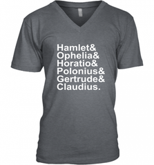 Funny Shakespeare Hamlet Ophelia Literary Gift Men's V-Neck Men's V-Neck - Nice-Tshirts4u