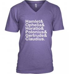 Funny Shakespeare Hamlet Ophelia Literary Gift Men's V-Neck Men's V-Neck - Nice-Tshirts4u